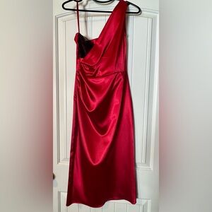 Stop Staring One Shoulder Dress